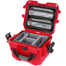 Nanuk 908 Hard Case with Pro Photo Kit (Red, 8.8L)