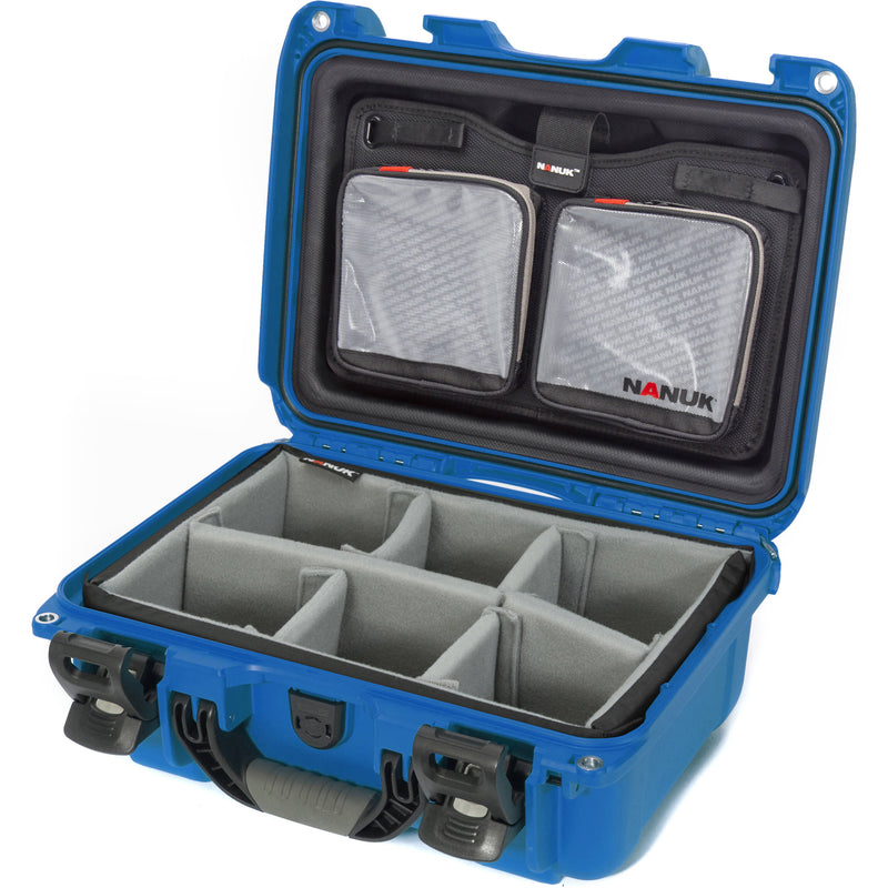 Nanuk 915 Hard Case with Pro Photo Kit (Blue, 13L)