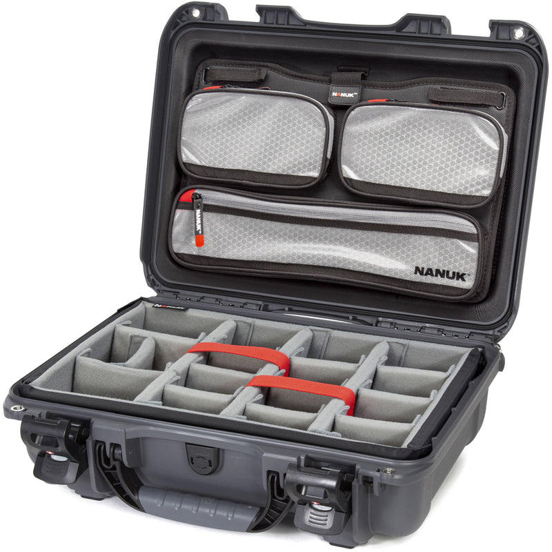 Nanuk 923 Hard Case Pro Photo Kit (Graphite, 16.7L)