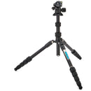 3 Legged Thing Punks Corey 2.0 Magnesium Alloy Tripod with AirHed Neo 2.0 Ball Head (Matte Black)