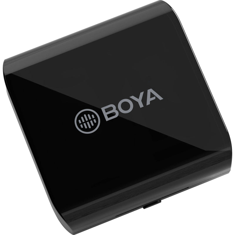 BOYA BY-XM6-K1 Wireless Microphone System for Cameras and Smartphones (2.4 GHz, Black)