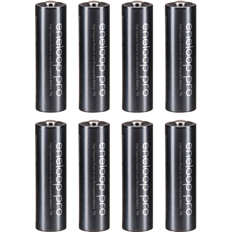 Panasonic CC17 Charger with 8 Eneloop Pro Batteries