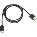 CAMVATE Ultra-Slim 4K High-Speed Mini-HDMI to HDMI Cable with Ethernet (3.3')