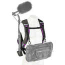 K-Tek Stingray BackPack XP with Integrated Harness (Black/Purple)