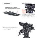 Sunwayfoto Macro Focusing Rail with Lever-Lock Clamp