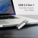 Silicon Power 128GB Marvel M02 USB 3.2 Gen 1 Flash Drive (Silver)