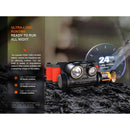 Fenix Flashlight HM65R-DT Dual-Spotlight LED Headlamp (Nebula)