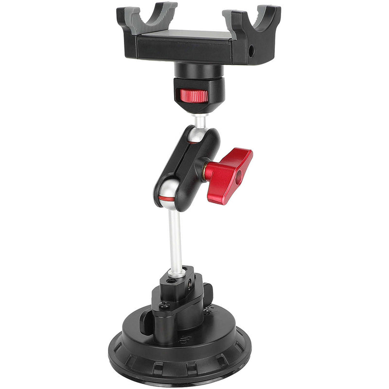 CAMVATE Smartphone Mount with Dual Ball Head Suction Cup