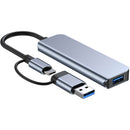 CAMVATE 4-Port USB-A Hub (Silver)