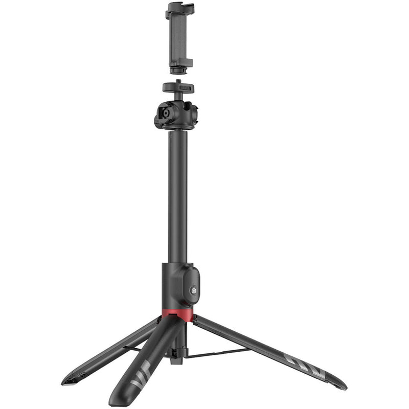 KraftGeek 58" Vlogging Tripod Max (Black & Red)