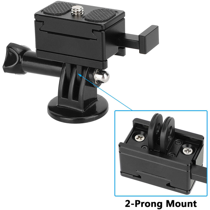 CAMVATE Folding 2-Prong Mount for GoPro HERO10, 9, 8 & Max 360 Cameras