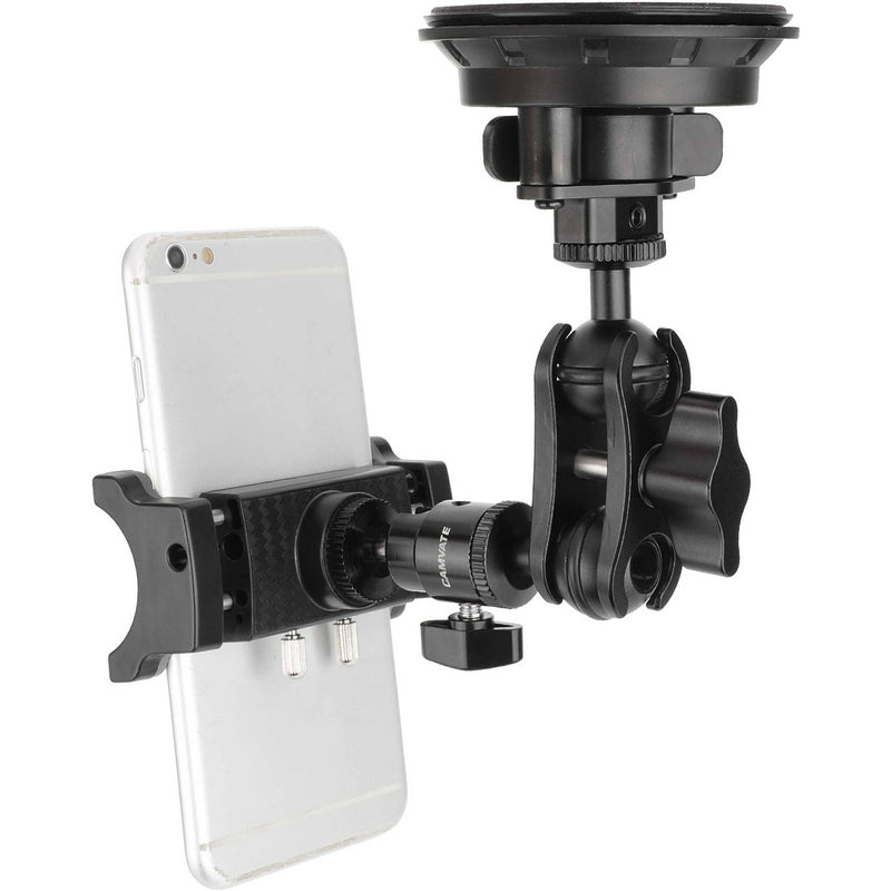 CAMVATE Smartphone Mount with Mini Magic Arm & Suction Cup