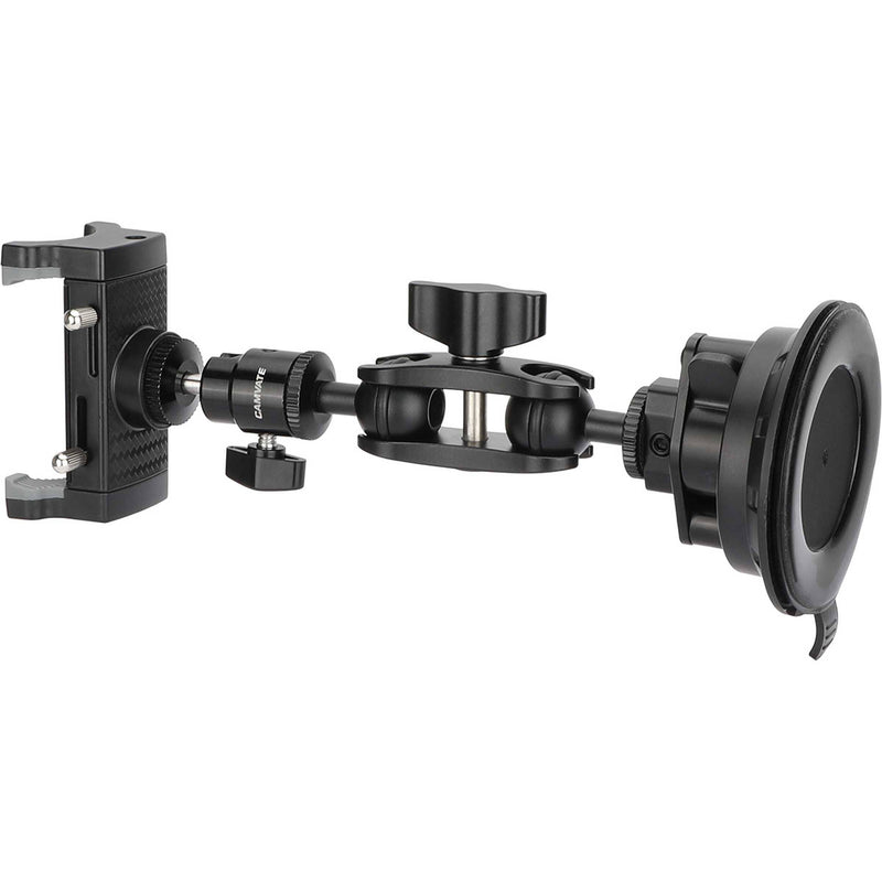 CAMVATE Smartphone Mount with Mini Magic Arm & Suction Cup