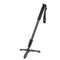 3 Legged Thing Lance 4-Section Carbon Fiber Monopod with DocZ Foot Stabilizer Kit (Darkness)