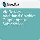 Vizrt Viz Flowics Additional Graphics Output Annual Subscription