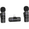 BOYA BY-V2 Ultracompact 2-Person Wireless Microphone System with Lightning Connector for iOS Devices (2.4 GHz)