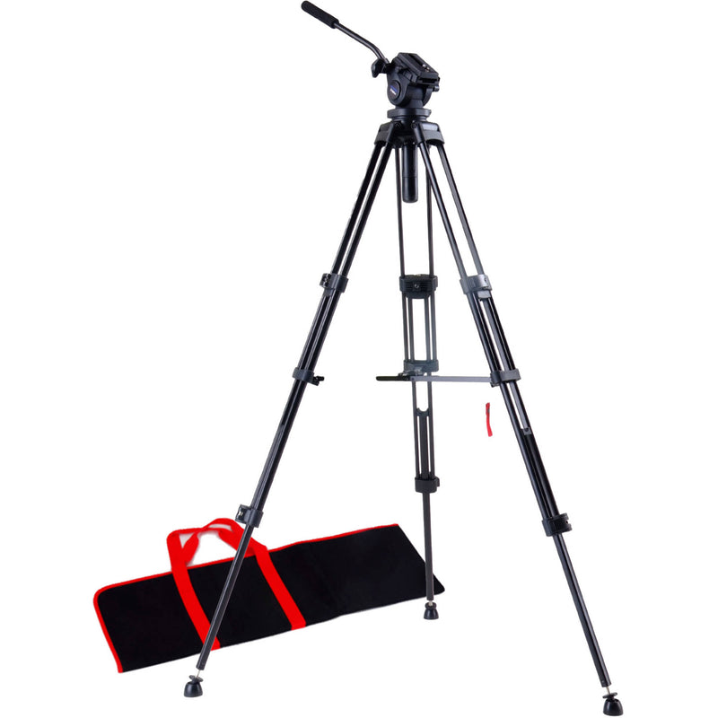 Acebil i-705DX(N) Prosumer Tripod System with RMC-3SCP(N) LANC Zoom Controller Kit