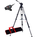 Acebil i-705DX(N) Tripod System with RMC-3SCP(N) LANC Zoom Controller Kit