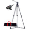 Acebil j-805GX(N) Prosumer Tripod System with Ground Spreader & RMC-3SCP(N) LANC Zoom Controller Kit