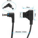 CAMVATE Coiled D-Tap to 2.5mm DC Barrel Power Cable (16 to 32")