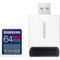 Samsung 64GB PRO Ultimate UHS-I SD Memory Card with Card Reader