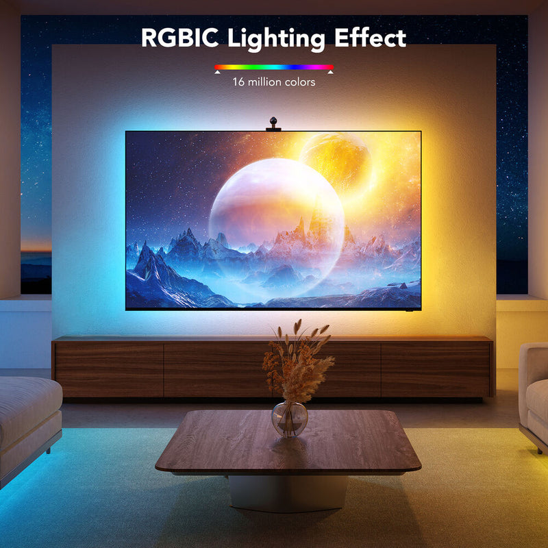 Govee Wi-Fi RGBIC LED TV Backlight with Camera for 55-65" TVs (12.5')