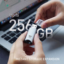 Silicon Power 256GB Marvel M02 USB 3.2 Gen 1 Flash Drive (Silver)