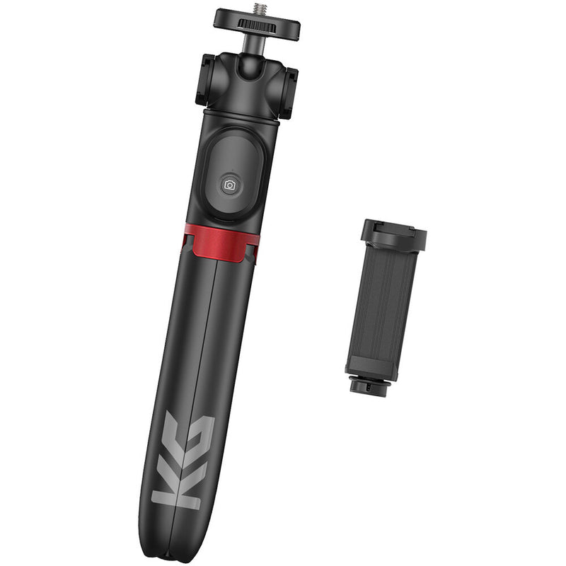 KraftGeek 42" Vlogging Tripod (Black & Red)