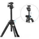 SmallRig CT200 Lateral Center Column Aluminum Tripod with Monopod