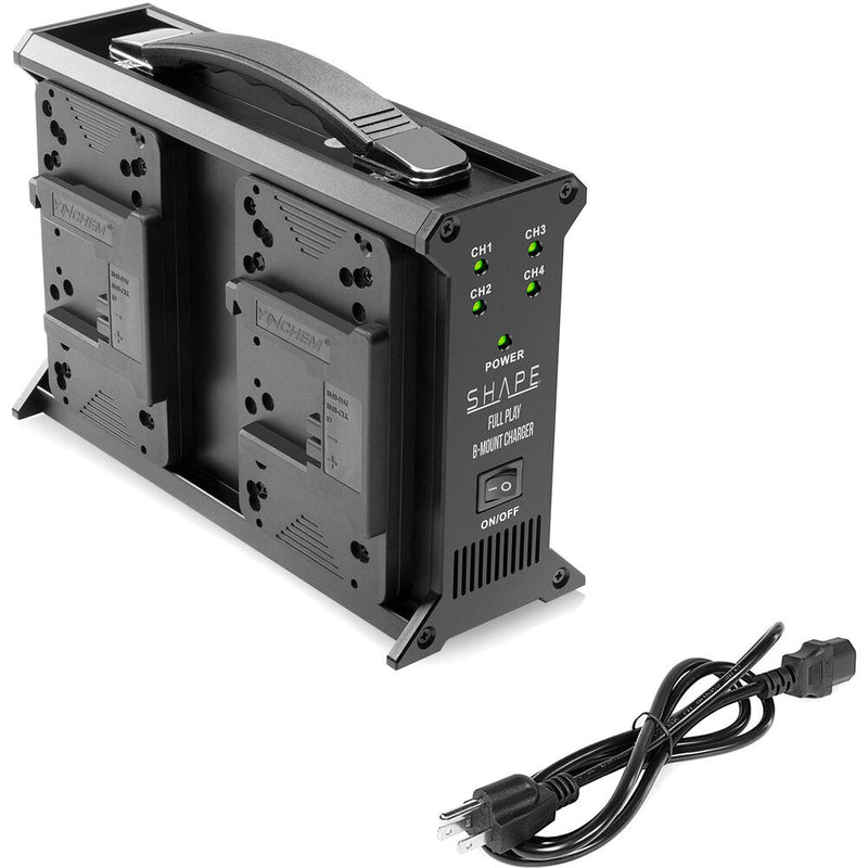 SHAPE FULL PLAY 4-Bay Intelligent B-Mount Battery Charger