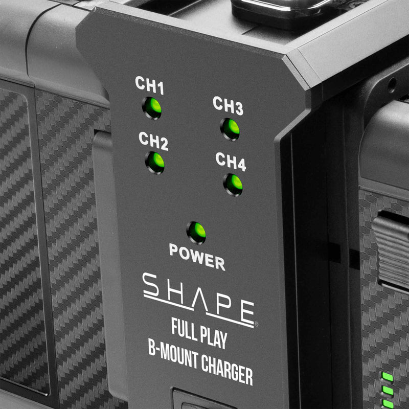 SHAPE FULL PLAY 4-Bay Intelligent B-Mount Battery Charger