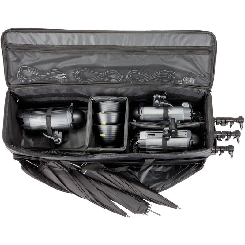 Impact 500Ws Digital Monolight 3-Light Kit with Travel Case