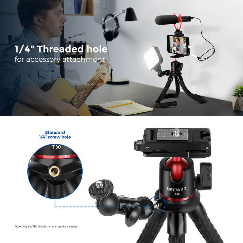 Neewer T30 Flexible Camera Tripod Kit