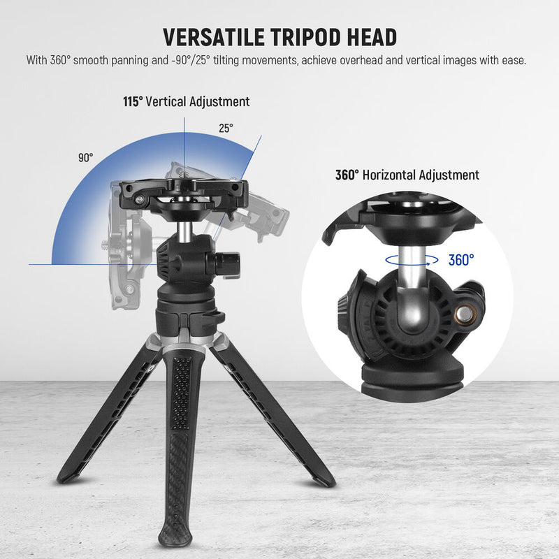 Neewer TS006 Mini Camera Tripod for GoPro and iPhone with Ball Head