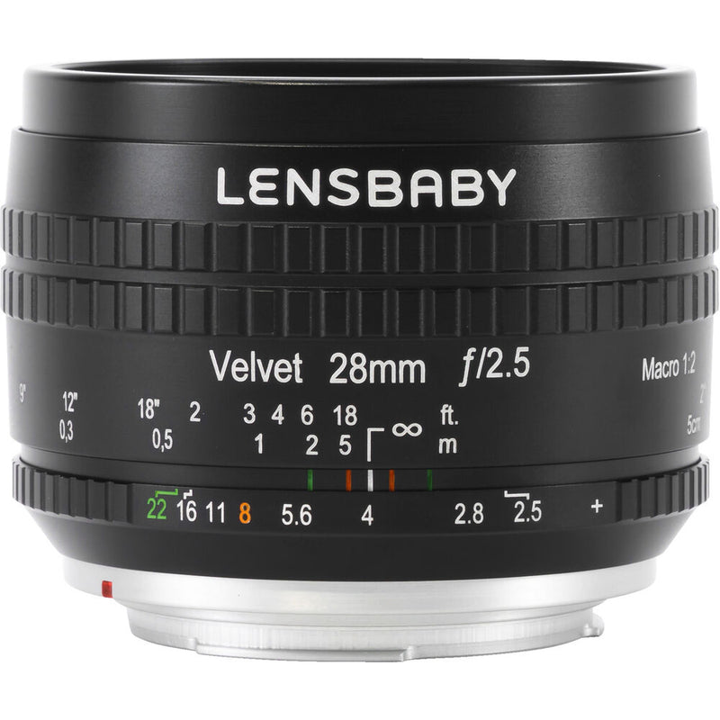 Lensbaby Velvet 28mm f/2.5 Lens with Copper Rings (Pentax K)