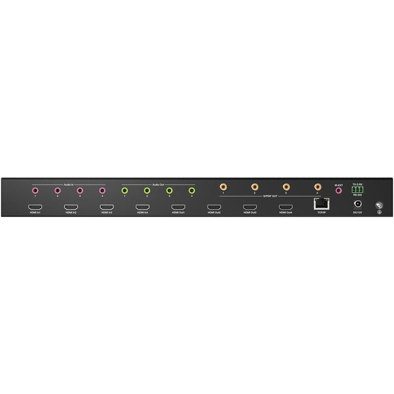 BZBGEAR 4x4 UHD 4K Seamless HDMI Matrix Switcher / Video Wall Processor / Multiviewer