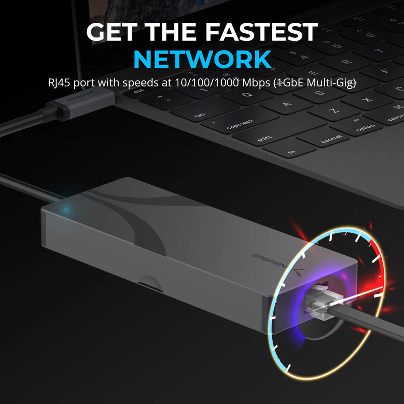 Sabrent USB-C 6-Port Hub with M.2 SSD Slot