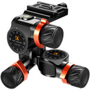 K&F Concept 3-Way Geared Tripod Head