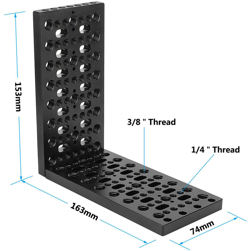 CAMVATE L-Shaped Bracket with Cheese-Style Extension Mounting Plate