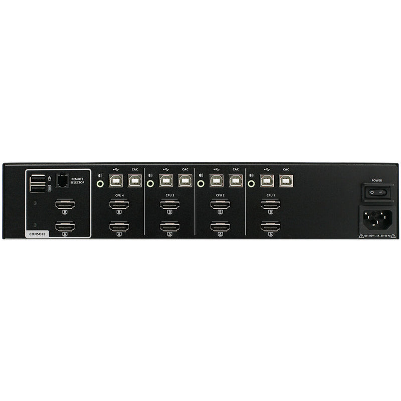 IOGEAR 4-Port Dual-View Secure KVM