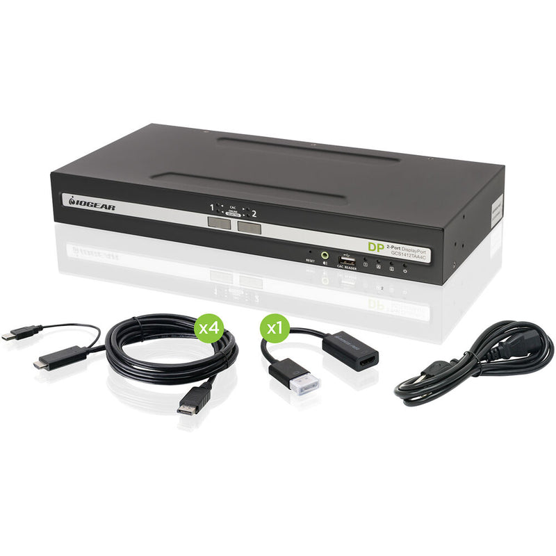 IOGEAR Universal 2-Port Single-View Secure KVM