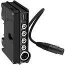 OCTAMAS gear Power Box with 12 4-Pin XLR Camera Cable (Gold Mount)