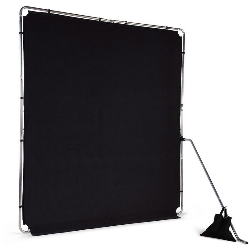 Manfrotto EzyFrame Background Set (Black, 6.5 x 7.5')