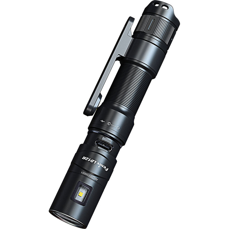 Fenix Flashlight LD12R Dual-Light Rechargeable LED Flashlight