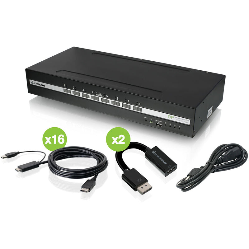 IOGEAR Universal 8-Port Dual-View Secure KVM