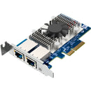 QNAP QXG-10G2T 2-Port 10G RJ45 PCIe 3.0 Network Adapter Card