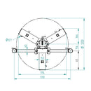 STUDIO TITAN AMERICA Super Commercial Studio Camera Stand