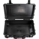 Eylar Carry-On Roller Case with Foam (Black, 22")