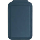 Satechi Vegan Leather Magnetic Wallet Stand for iPhones (Dark Blue)