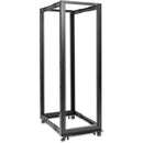 Rocstor SolidRack Open Frame 4-Post Adjustable Depth Rack (Black, 36 RU)